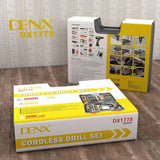 حقيبة الدريل والأدوات المتكاملة للصيانة من DENX (موديل DX1778)
